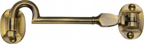 Click Here To Enlarge This Photo Of C1530 4-AT Heritage Brass Cabin Hook 4" Antique Brass Finish