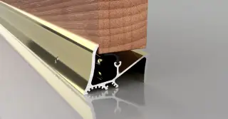 Stormguard Superseal Rubber Threshold Door Sill 914mm Gold &lpar;04CP0110914G&rpar;