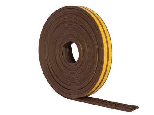 Click Here To Enlarge This Photo Of Stormguard EPDM E Section Weatherstrip 10m Brown &lpar;05SR033010MB&rpar;