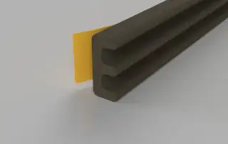 Stormguard EPDM E Section Weatherstrip 10m Brown &lpar;05SR033010MB&rpar;
