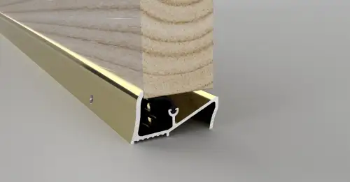 Click Here To Enlarge This Photo Of Stormguard Lowline Rubber Threshold Sill 914mm Gold &lpar;04SR0010914G&rpar;
