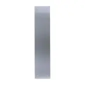 JWL&sol;FP&sol;47575 - 475mm x 75mm x 1&period;2mm Grade 430 Satin Stainless Steel Finger Plate c&sol;w Screws