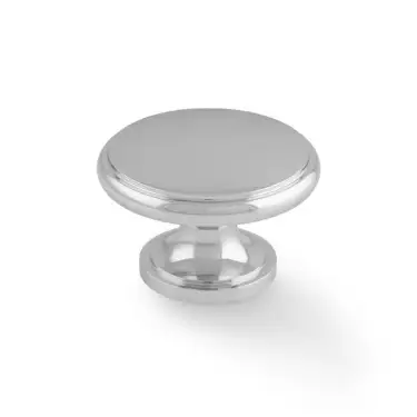 Click Here To Enlarge This Photo Of AW849-38-PC - Alexander & Wilks 38mm Cambridge Round Cupboard Knob -Polished Chrome