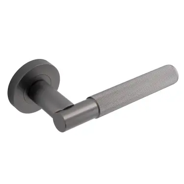 Click Here To Enlarge This Photo Of Eclipse 63246 Dark Bronze Linear Lever on Round Rose Set &lpar;Insignia Range&rpar;