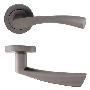 Click Here To Enlarge This Photo Of Eclipse 62108 Dark Bronze 'Monza' Lever on Round Rose Set &lpar;Freestyle Range&rpar;