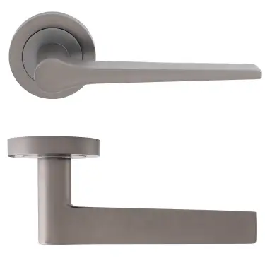 Click Here To Enlarge This Photo Of Eclipse 62137 Dark Bronze 'Monte' Lever on Round Rose Set &lpar;Freestyle Range&rpar;