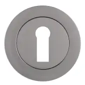 Eclipse 62961 Dark Bronze Standard Keyway Escutcheon on Round Rose &lpar;Freestyle Range&rpar;