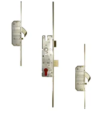Click Here To Enlarge This Photo Of L23471 - WINKHAUS AV2 Auto Locking Latch & Deadbolt Multipoint Lock - 2 Hook - 35&sol;92 - RH - 16mm Square Faceplate &lpar;2352122&rpar;