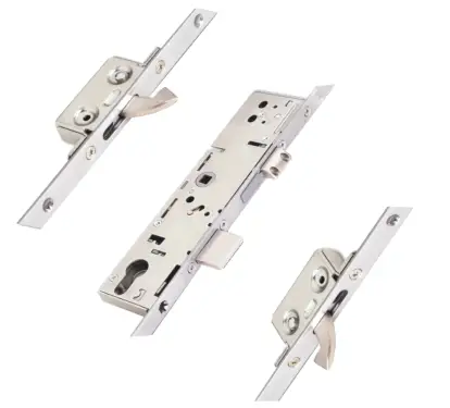 Click Here To Enlarge This Photo Of L35185 - ERA Latch & Deadbolt Split Spindle Multipoint Lock - 2 Small Hooks - 35&sol;92 - 16mm Radius Faceplate &lpar;6335-047-85ZA&rpar;