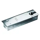 DORMA BTS75V Satin Stainless Steel EN&period;1-4 Double Action Floor Spring with Backcheck &lpar;Hold Open&rpar;