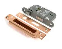 51342 From the Anvil Polished Bronze 2&period;5" 5 Lever British Standard Sashlock
