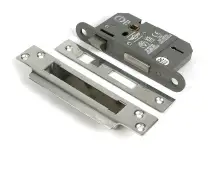 51343 From the Anvil Polished Stainless Steel 2&period;5" 5 Lever British Standard Sashlock