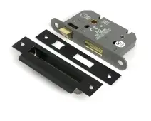 51786 From the Anvil Aged Bronze 2&period;5" Heavy Duty Bathroom Mortice Lock