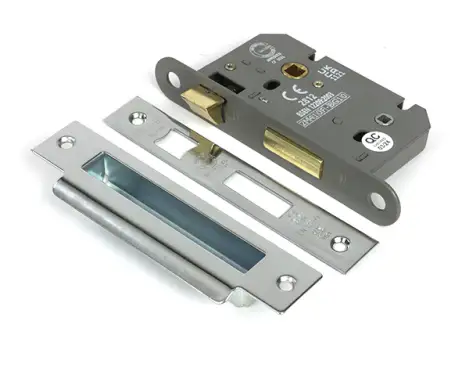 Click Here To Enlarge This Photo Of 51788 From the Anvil Polished Stainless Steel 2&period;5" Heavy Duty Bathroom Mortice Lock