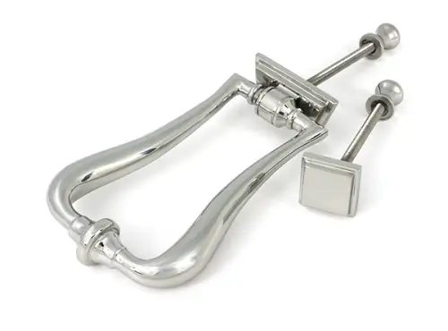 Click Here To Enlarge This Photo Of 46939 From the Anvil Polished Marine SS &lpar;316&rpar; Slimline Art Deco Door Knocker