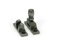 46612 From the Anvil Pewter Mushroom Brighton Fastener - Narrow &lpar;Square&rpar;