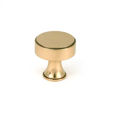 Click Here To Enlarge This Photo Of 51888 From the Anvil Polished Bronze Scully Cabinet Knob - 25mm