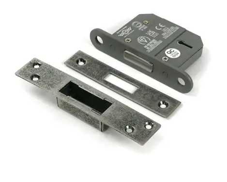 Click Here To Enlarge This Photo Of 51404 From the Anvil Pewter 2&period;5" 5 Lever British Standard Deadlock