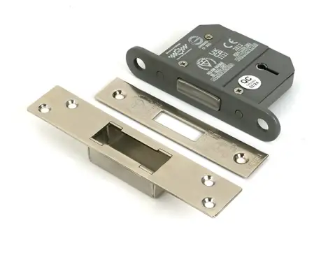 Click Here To Enlarge This Photo Of 51408 From the Anvil Polished Nickel 2&period;5" 5 Lever British Standard Deadlock