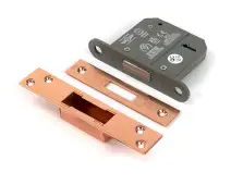 51424 From the Anvil Polished Bronze 3" 5 Lever British Standard Deadlock