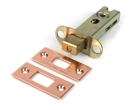 Click Here To Enlarge This Photo Of 51494 From the Anvil Polished Bronze 3" Heavy Duty Tubular Deadbolt