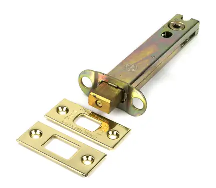 Click Here To Enlarge This Photo Of 51707 From the Anvil Polished Brass 5" Heavy Duty Tubular Deadbolt
