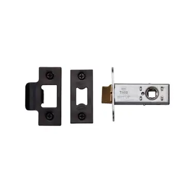Click Here To Enlarge This Photo Of YKAL2N-BLK M&period;Marcus York Architectural Tubular Latch 2 &half;" Matt Black Finish