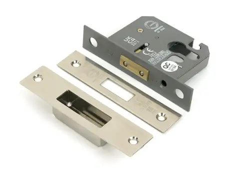 Click Here To Enlarge This Photo Of 51450 From the Anvil Polished Nickel 2&period;5" Euro Profile Deadlock