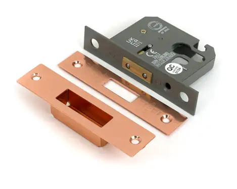 Click Here To Enlarge This Photo Of 51454 From the Anvil Polished Bronze 2&period;5" Euro Profile Deadlock