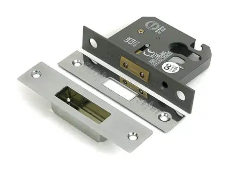 Click Here To Enlarge This Photo Of 51455 From the Anvil Polished Stainless Steel 2&period;5" Euro Profile Deadlock