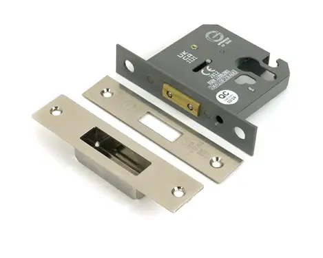 Click Here To Enlarge This Photo Of 51460 From the Anvil Polished Nickel 3" Euro Profile Deadlock