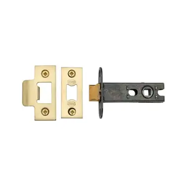 Click Here To Enlarge This Photo Of YKAL3N-SB M&period;Marcus York Architectural Tubular Latch 3" Satin Brass Finish