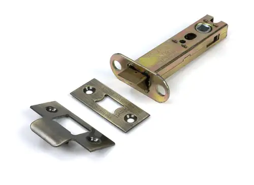 Click Here To Enlarge This Photo Of 51752 From the Anvil Aged Brass 4" Heavy Duty Tubular Mortice Latch