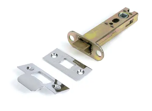 Click Here To Enlarge This Photo Of 51756 From the Anvil Polished Chrome 4" Heavy Duty Tubular Mortice Latch
