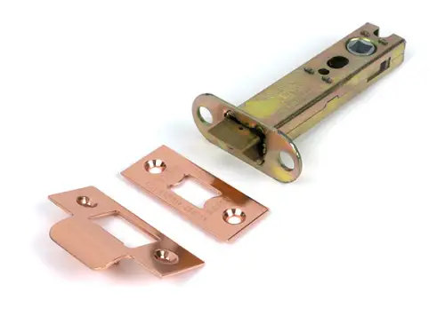 Click Here To Enlarge This Photo Of 51759 From the Anvil Polished Bronze 4" Heavy Duty Tubular Mortice Latch