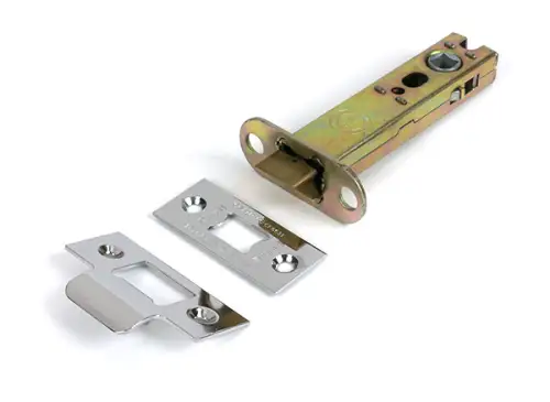 Click Here To Enlarge This Photo Of 51760 From the Anvil Polished Stainless Steel 4" Heavy Duty Tubular Mortice Latch