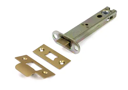 Click Here To Enlarge This Photo Of 51764 From the Anvil Satin Brass 5" Heavy Duty Tubular Mortice Latch