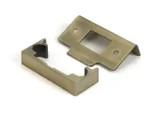 51825 From the Anvil Aged Brass &half;" Rebate Kit for Tubular Mortice Latch