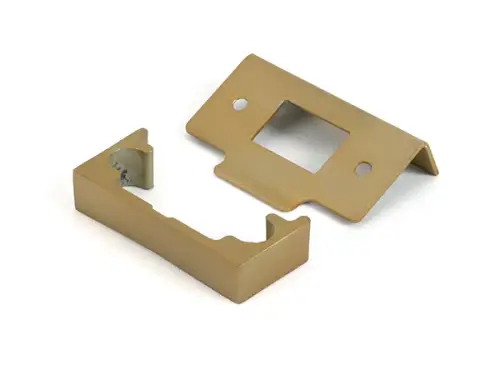 Click Here To Enlarge This Photo Of 51826 From the Anvil Satin Brass &half;" Rebate Kit for Tubular Mortice Latch