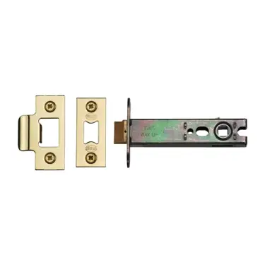 Click Here To Enlarge This Photo Of YKAL4N-PB M&period;Marcus York Architectural Tubular Latch 4" Polished Brass Finish