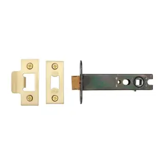 YKAL4N-SB M&period;Marcus York Architectural Tubular Latch 4" Satin Brass Finish