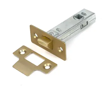 Click Here To Enlarge This Photo Of 51735 From the Anvil Satin Brass 3" Tubular Mortice Latch