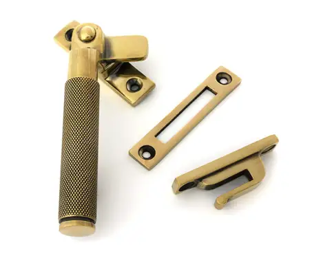 Click Here To Enlarge This Photo Of 52115 From the Anvil Aged Brass Locking Brompton Fastener &ndash; LH