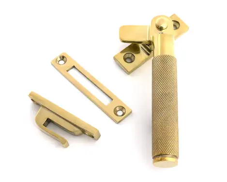 Click Here To Enlarge This Photo Of 52126 From the Anvil Polished Brass Locking Brompton Fastener &ndash; RH
