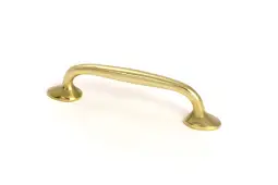 51253 From the Anvil Polished Brass Moore Cabinet Pull Handle - Small &lpar;96mm Fixing Centres&rpar;