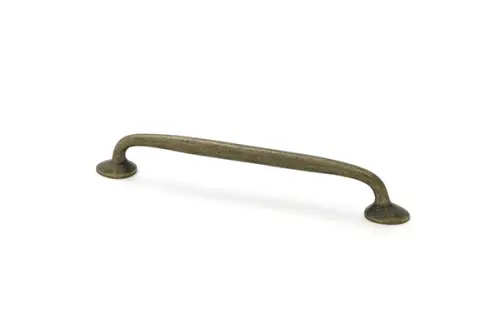 Click Here To Enlarge This Photo Of 51263 From the Anvil Burnished Brass Moore Cabinet Pull Handle - Medium &lpar;160mm Fixing Centres&rpar;