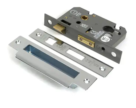Click Here To Enlarge This Photo Of 51383 From the Anvil Polished Stainless Steel 2&period;5" Euro Profile Sashlock