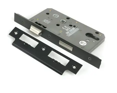 Click Here To Enlarge This Photo Of 51806 From the Anvil Aged Bronze Euro Din Sashlock - 60mm Backset&sol;72mm Centres