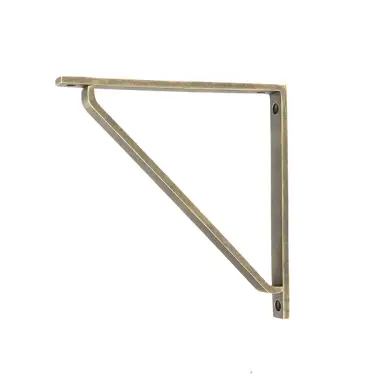 Click Here To Enlarge This Photo Of 51118 From the Anvil Burnished Brass Barton Shelf Bracket &lpar;200mm x 200mm&rpar;