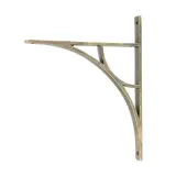 51178 From the Anvil Burnished Brass Tyne Shelf Bracket &lpar;314mm x 250mm&rpar;